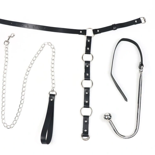 Hook Leash 5853 Kinky and with Collar EverydayUse Anal 0807